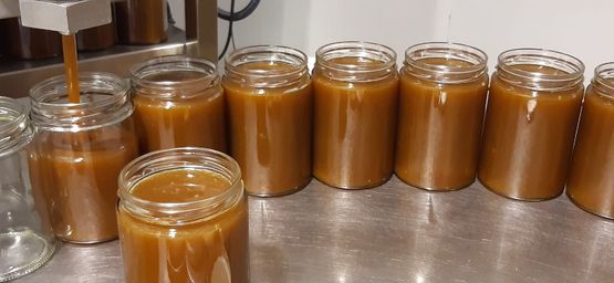 Mieles Brezos del Norte recipientes con miel